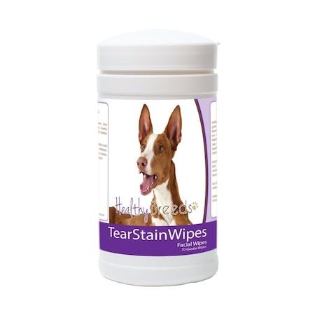 Pamperedpets Ibizan Hound Tear Stain Wipes, 70PK PA3498642